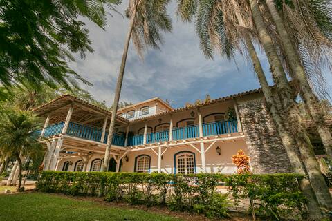 Fazenda com atendimento de hotel