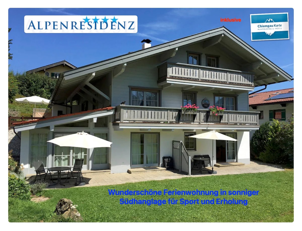 Alpenresidenz - Fewo 3 incl. Chiemgaukarte