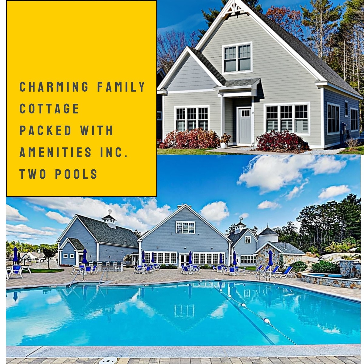Experience The Magic Of Maine In 3 Br Cottage Loaded With Amenities Inc. Pool