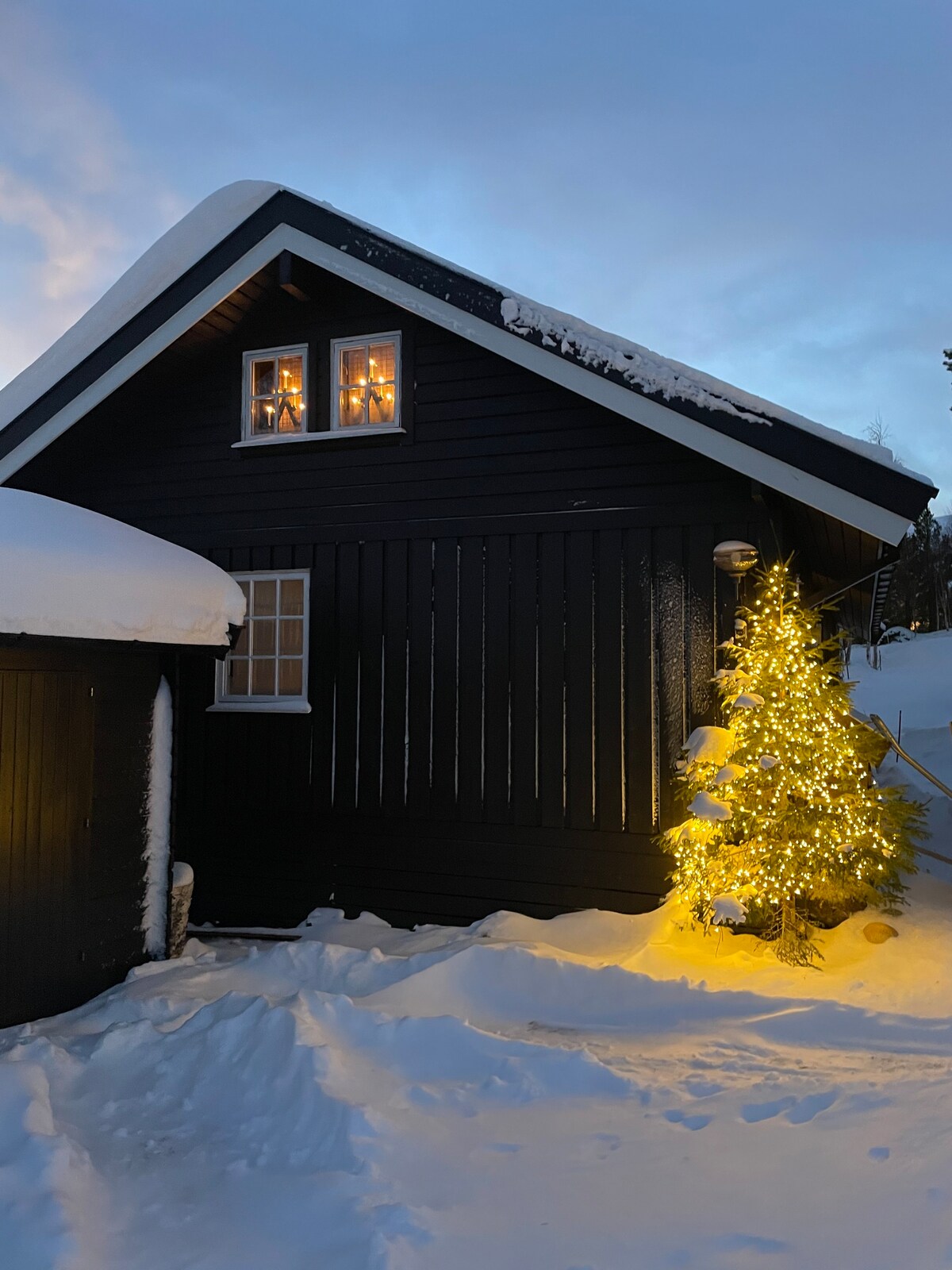 Bjørgan滑雪中心小木屋，靠近E6