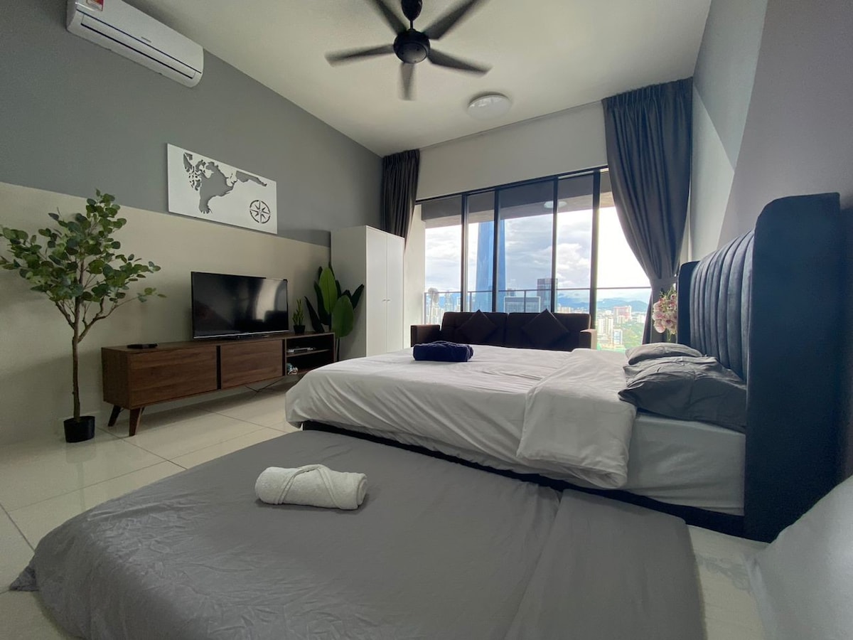 Crystal Continew单间公寓1至4位入住- TRX吉隆坡城中城宜家