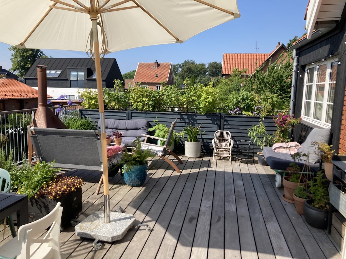 Hus i Svendborg. Tæt på strand og natur