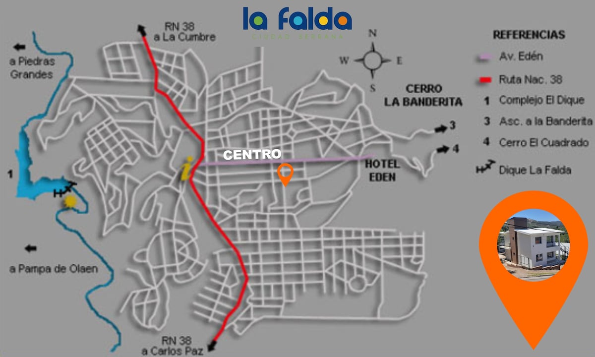 Departamento La Falda Córdoba