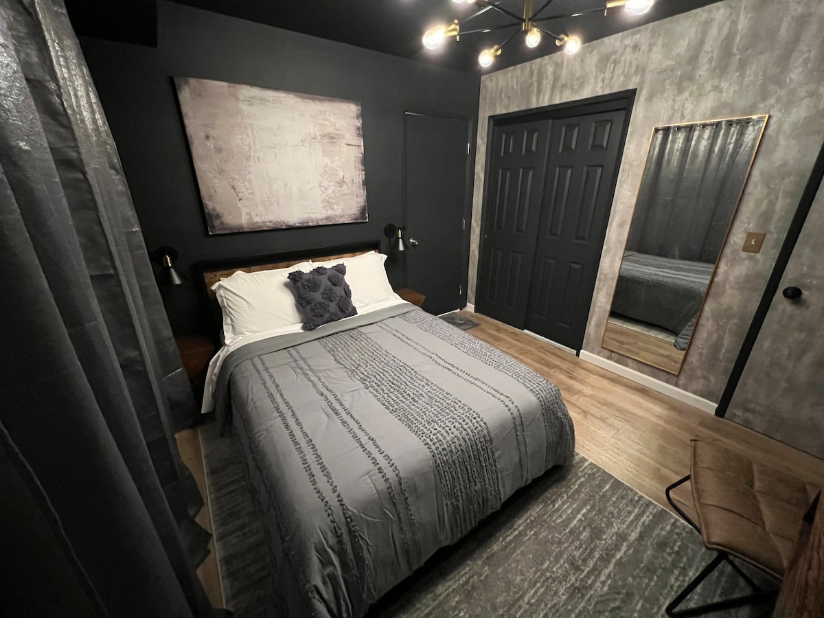 Industrial style bedroom