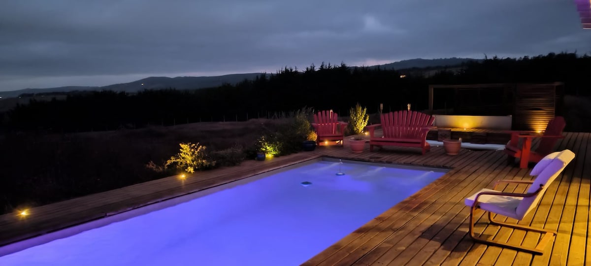 Casa con gran vista al Mar, Pichilemu, cáhuil.