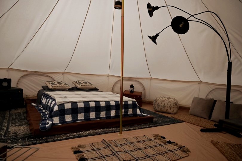 卡茨基尔山庄的豪华Yurk帐篷