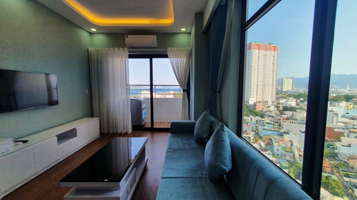 2pn View Corner公寓和Thanh Thanh海滩