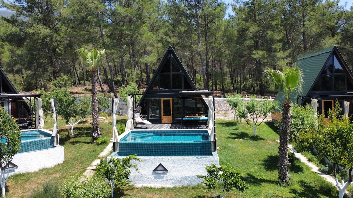 Patara - A-Frame Villa - with private pool