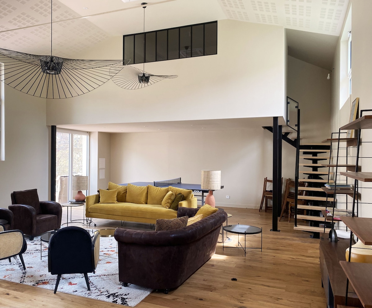 Loft & Spa, à 15 min de Rouen