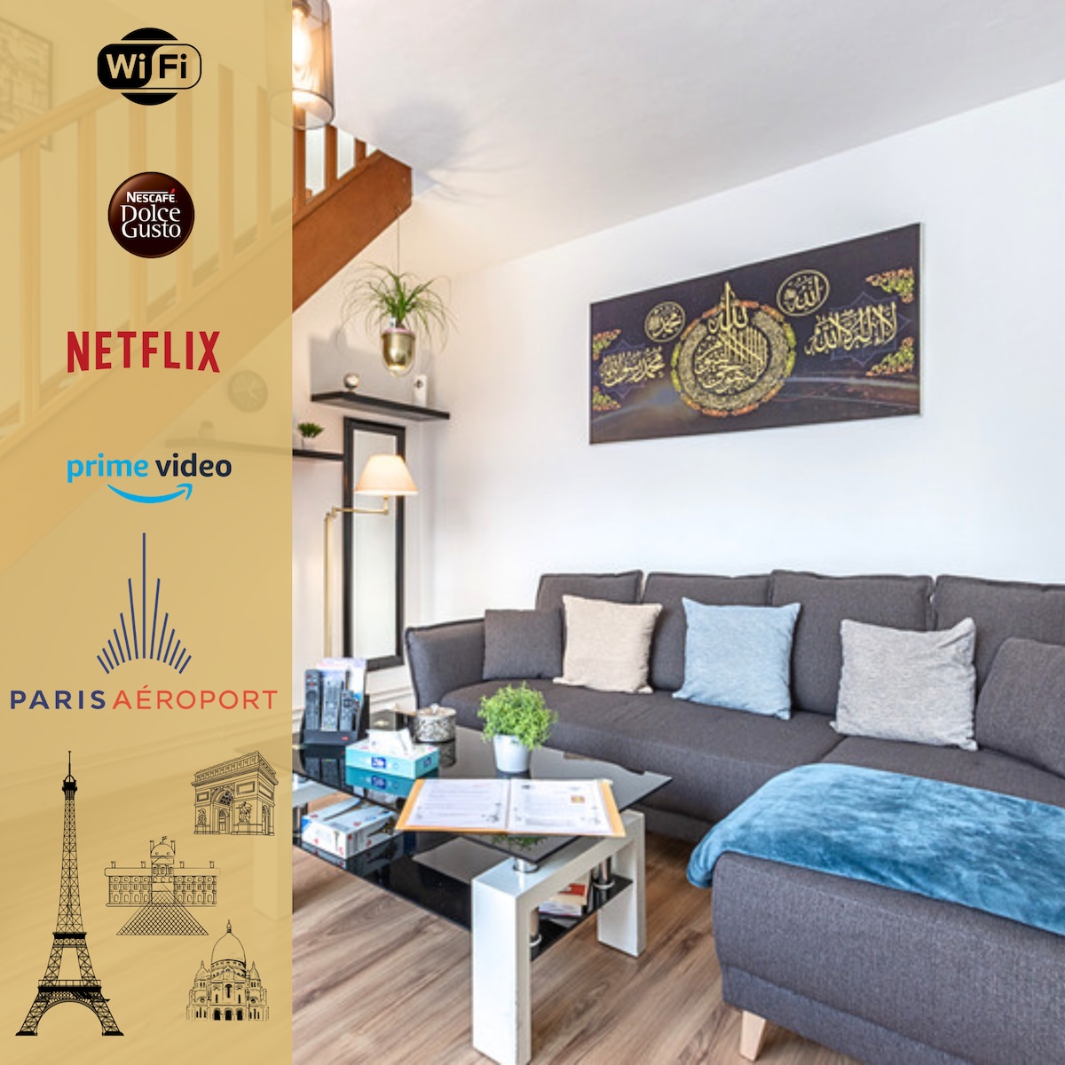 La Maisonnette-Wifi光纤-Netflix-Jardin-BBQ