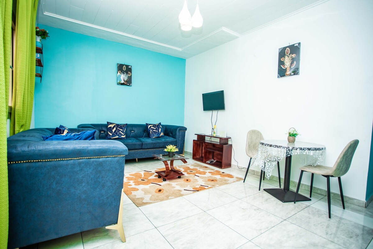 带家具的公寓Bonamoussadi +光纤OptiK + IPTV