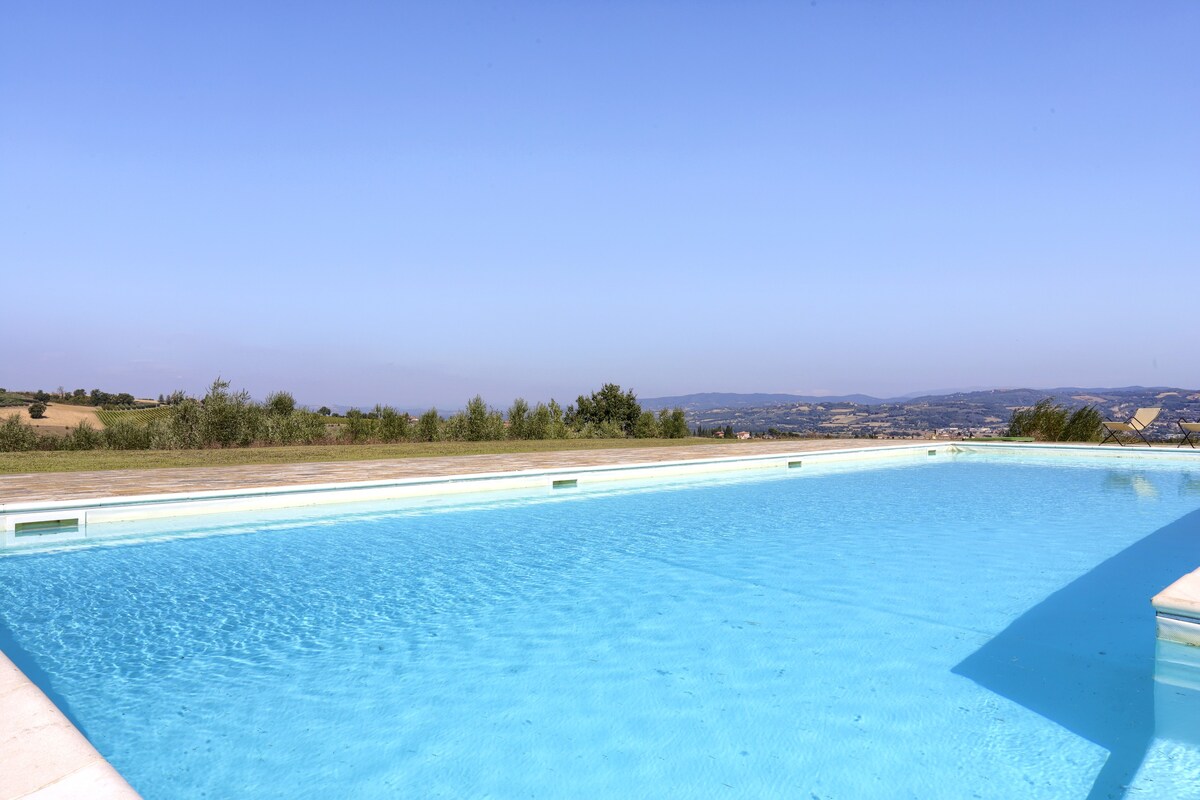 Villa Fonte Galiano in Umbria con piscina privata