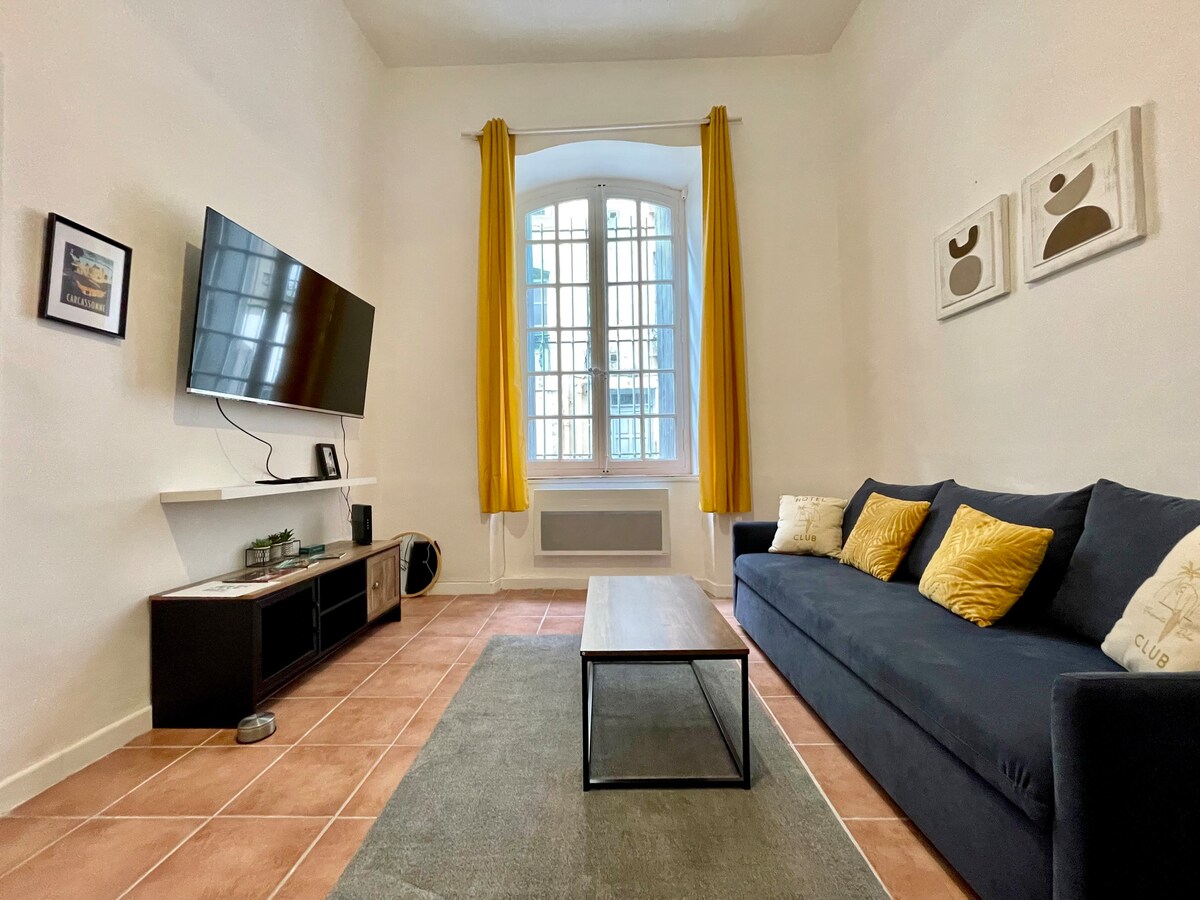 卡尔卡松（ Carcassonne ）的舒适公寓