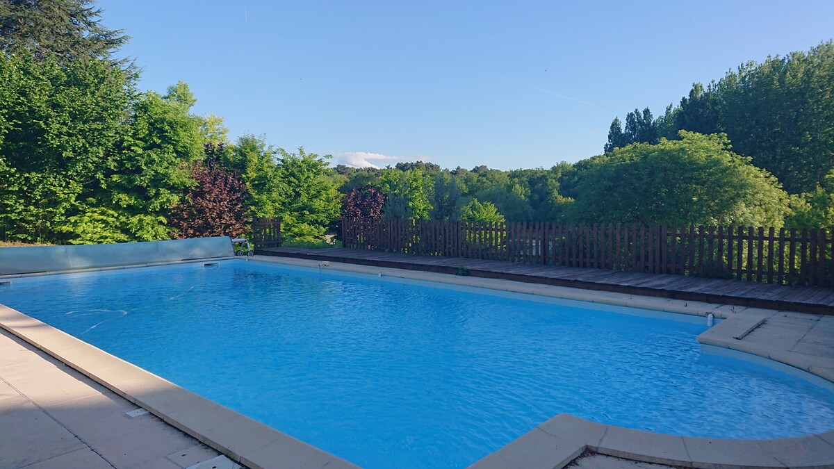 Cosy cottage with swimming pool close to Aubeterre