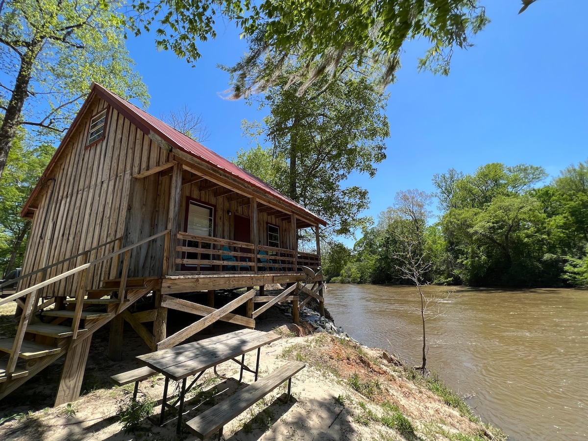 Rustic Riverfront Rental Retreat - Cozy Cabin #1