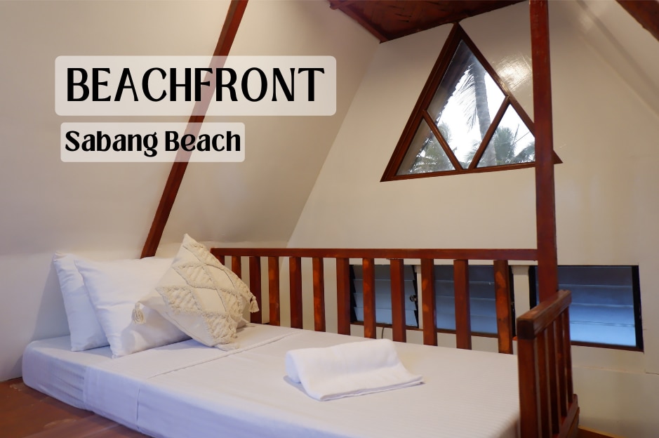 Hiraya Baler Beachfront Cabana Loft w/ Private CR