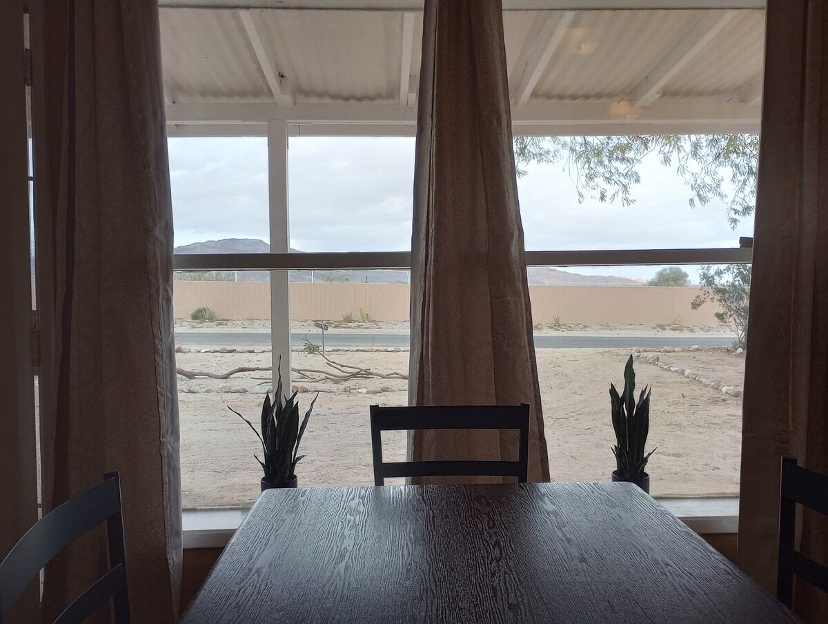 Ocotillo desert house in town