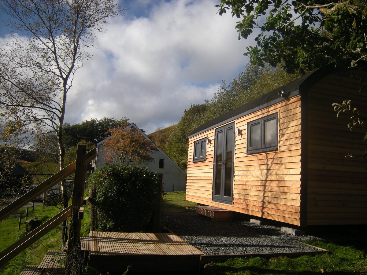 Tyncornel shepherd's hut