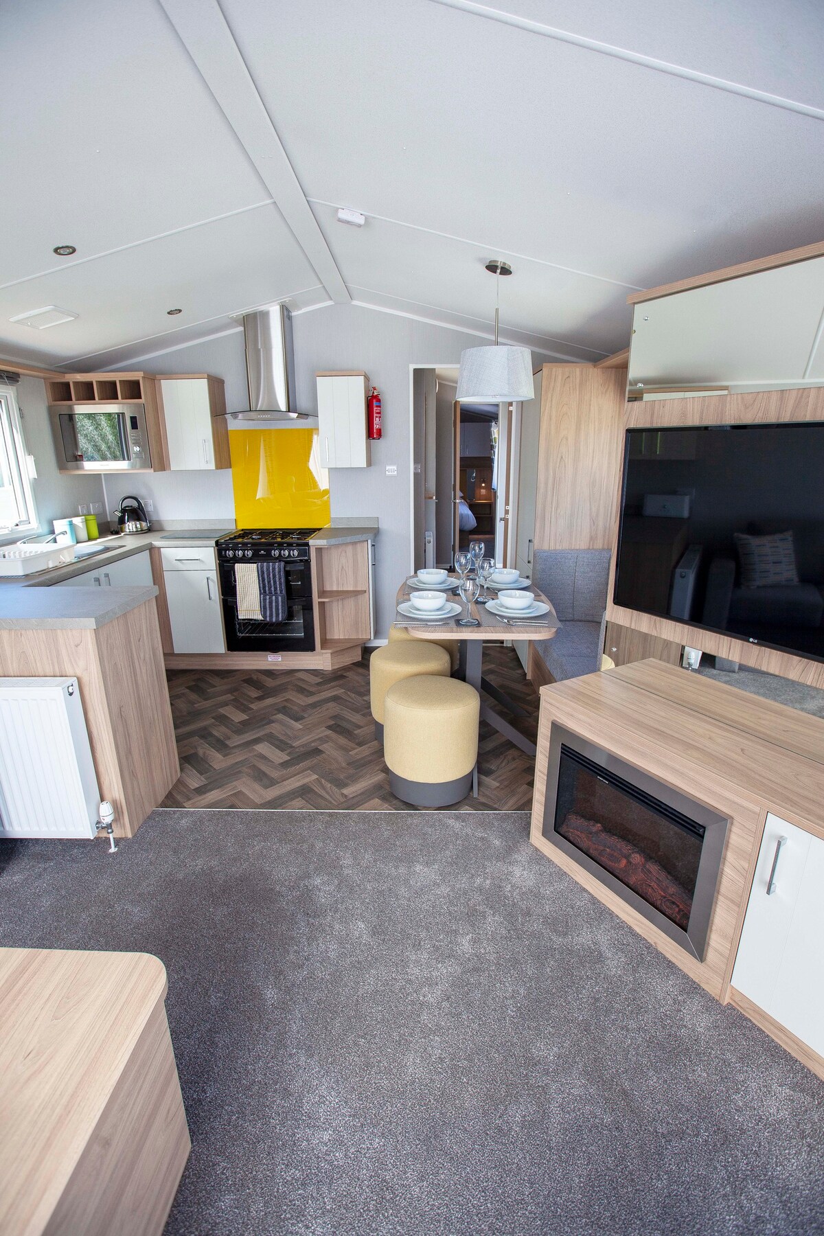 Luxury Castleton Caravan.