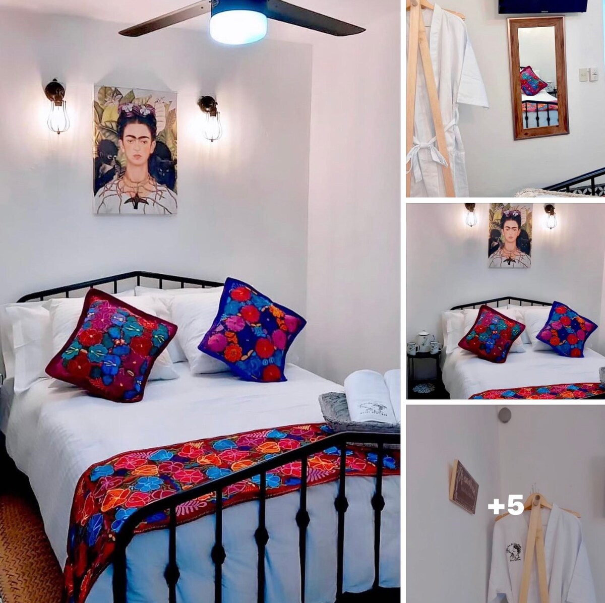 Frida's Purple Bedroom Downtown Los Reyes