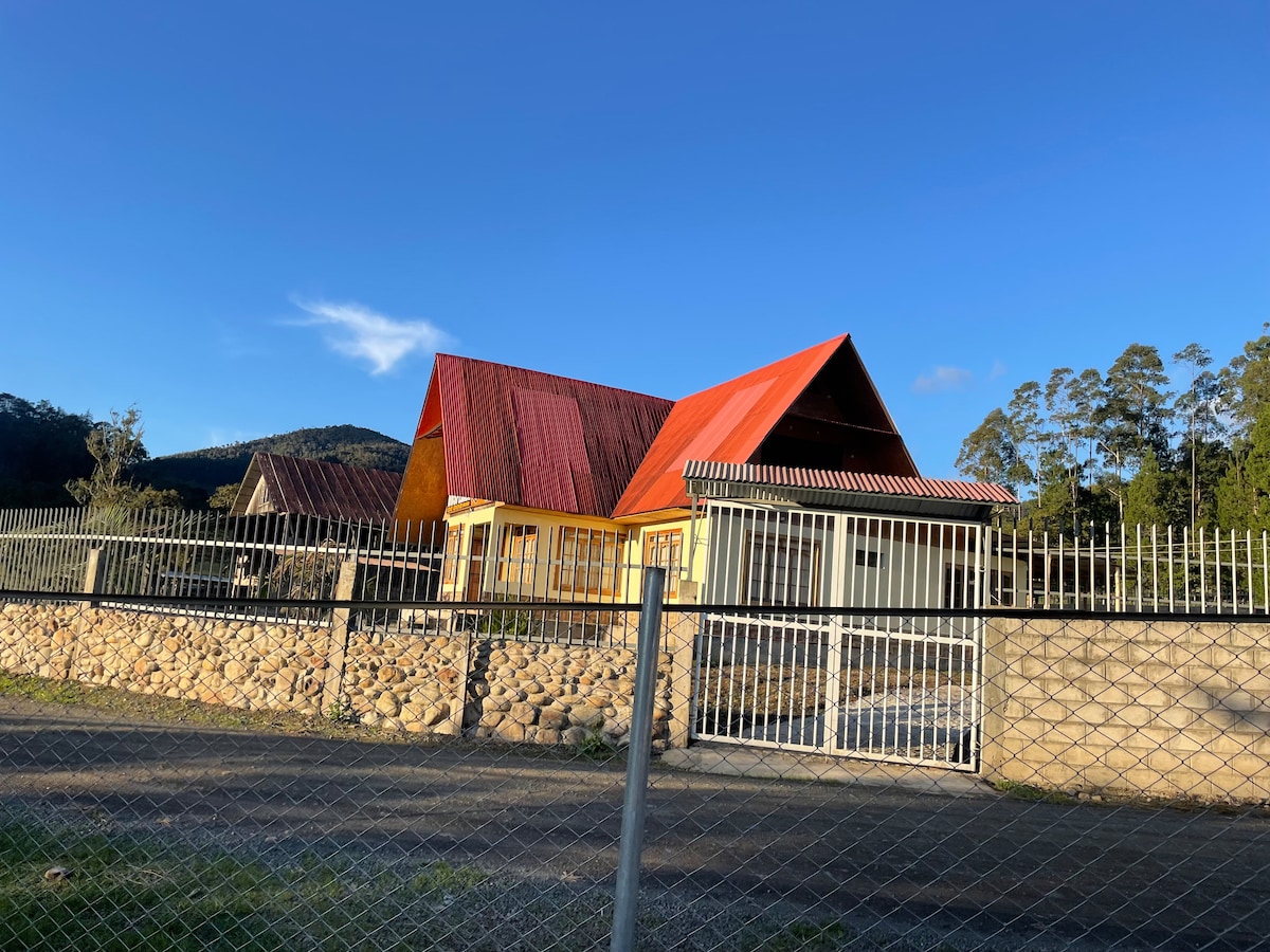 Casa con hermosos paisajes