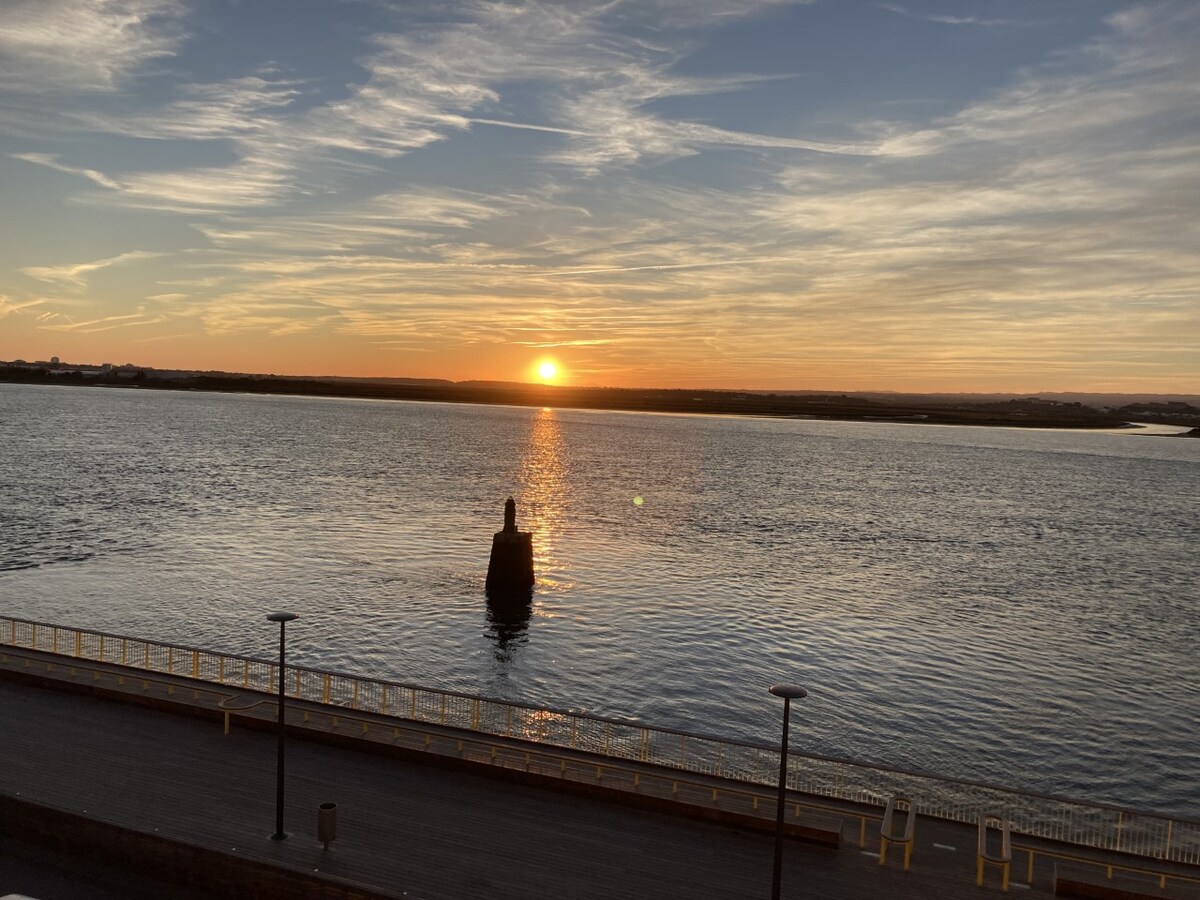 Apartamento sobre el rio Guadiana.