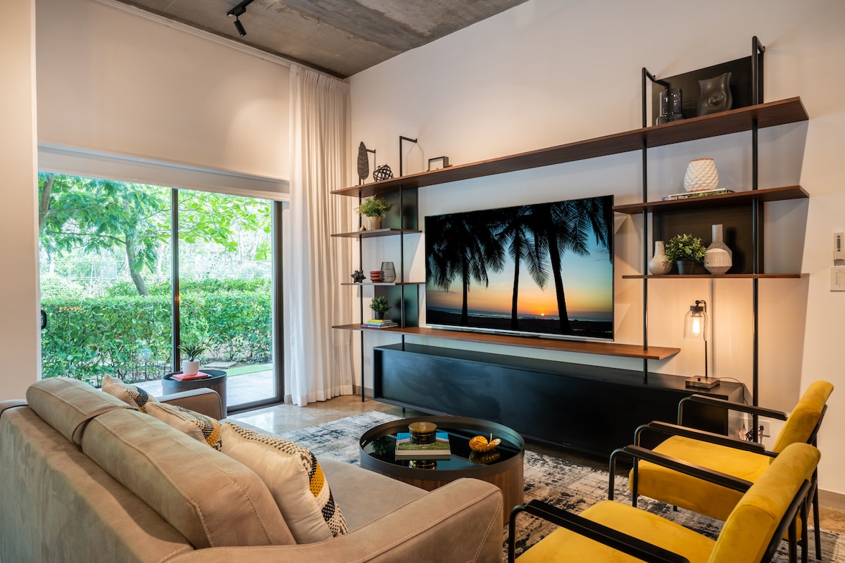 Modern Industrial Beach Condo, Sleeps 6