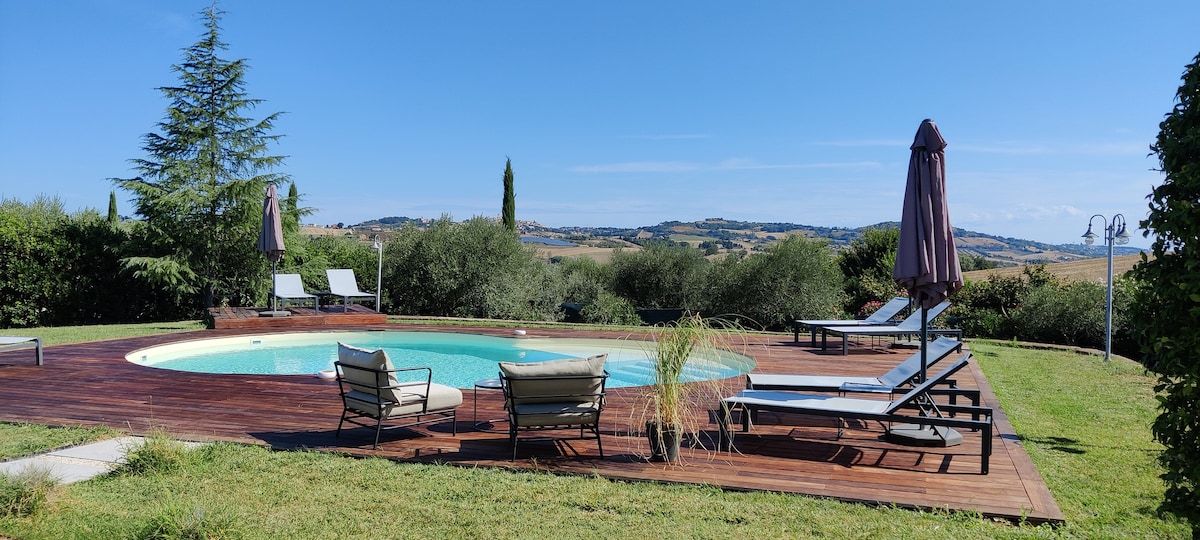 Grande chambre 4 pers. avec terrasse