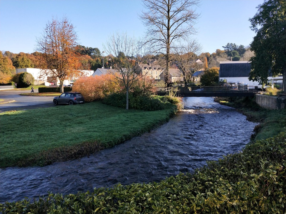 Belle isle en Terre .Calme au centre du village.