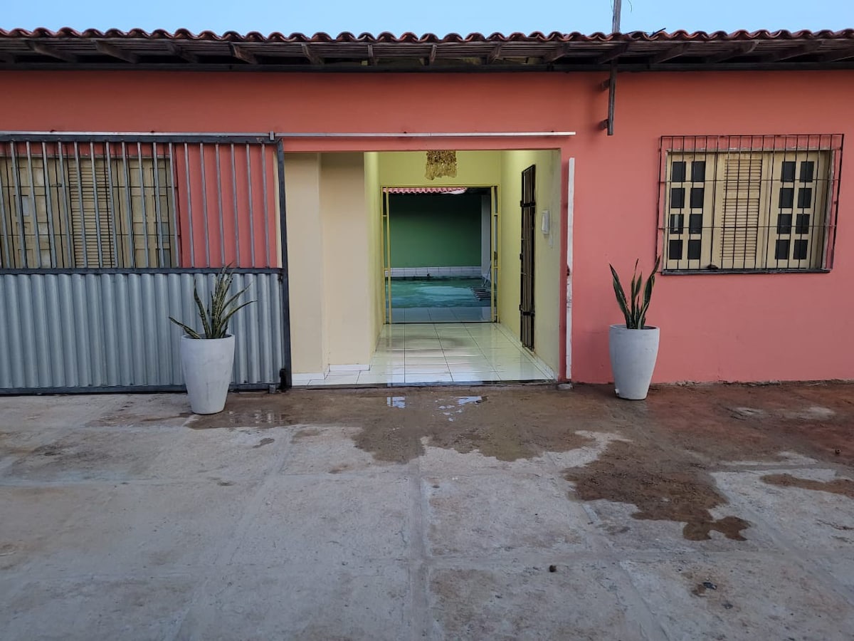 Casa na praia com piscina