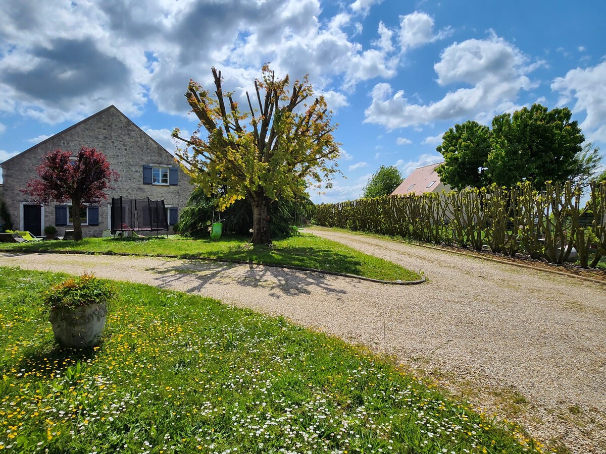 Loft avec jardin proche forêt et rochers escalade