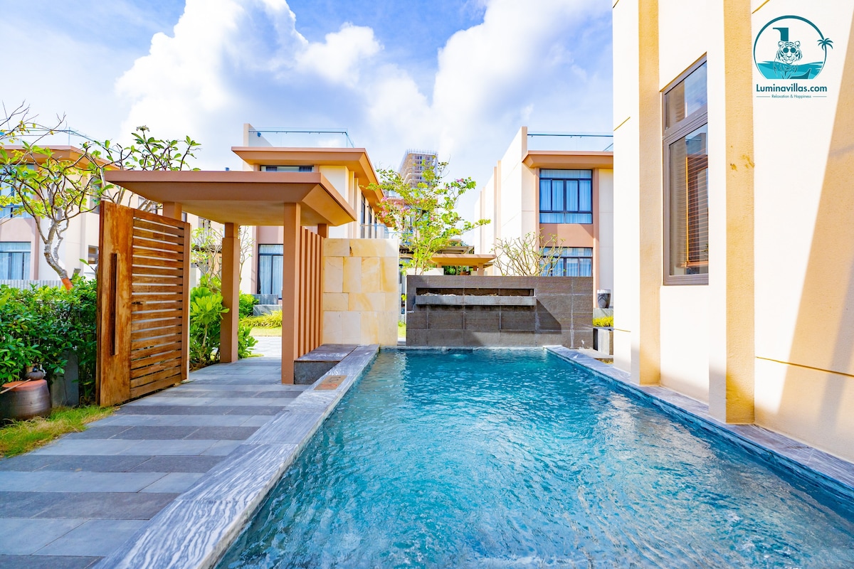 Cam Ranh私人泳池海滨度假别墅（ 2卧室）