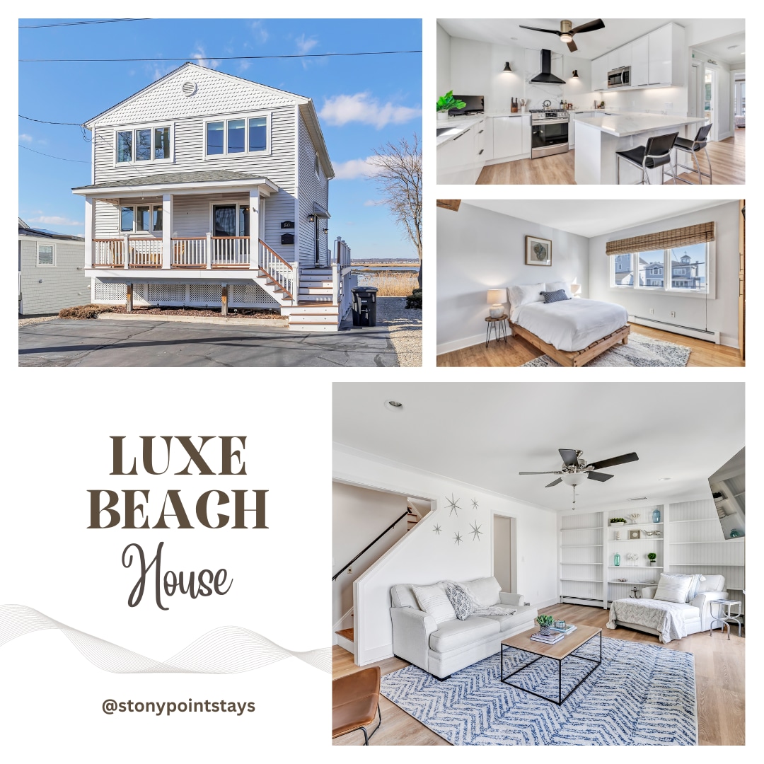 Luxe Beach House | 3 Bd-King | Chef Kitchen | 4TV