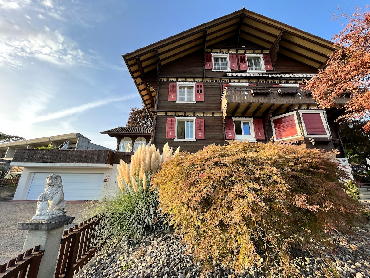 Chalet Wohnung mit Platz, Charm & Erholungswert