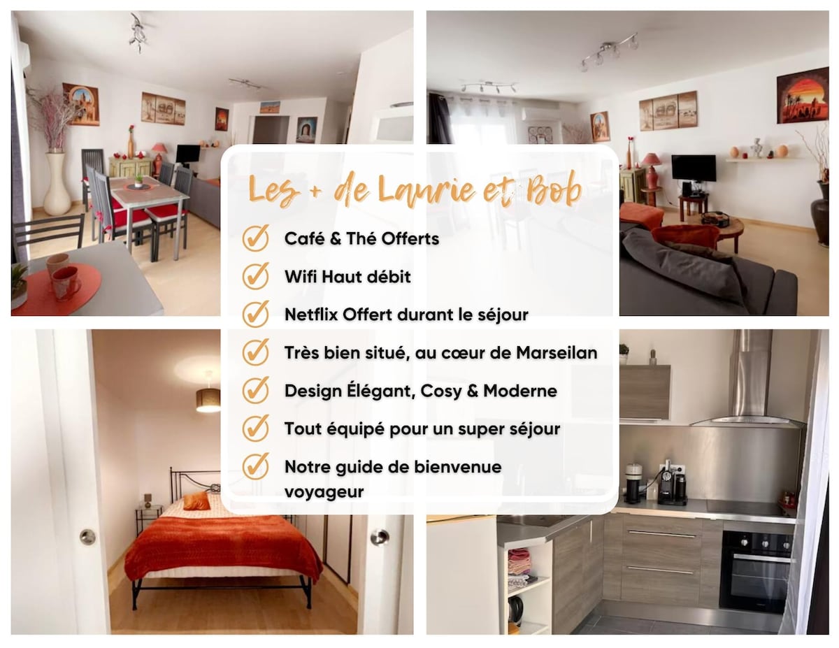 Appartement cosy à Marseillan