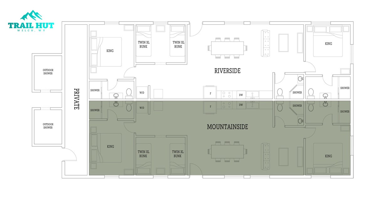 Premium HMT Lodging - Trail Hut Mountainside Condo