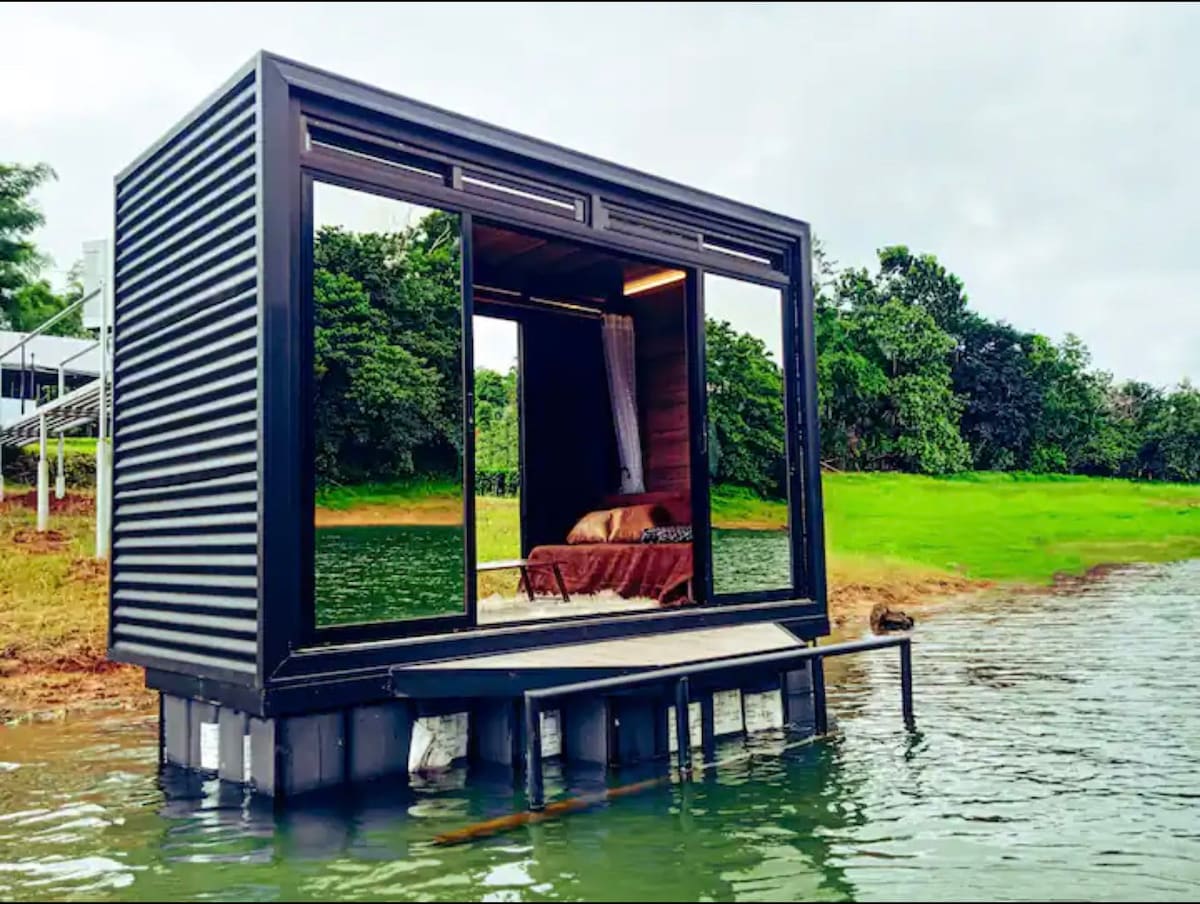 Experience & Enjoy: Lake Floating Tiny Boat House!