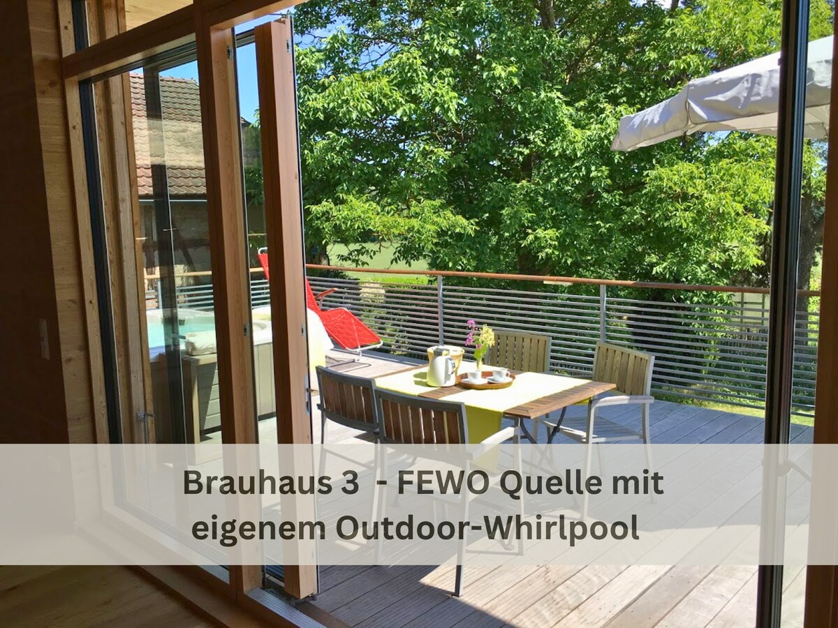Öko FEWO Quelle mit Privat-Jacuzzi, Pool und Sauna