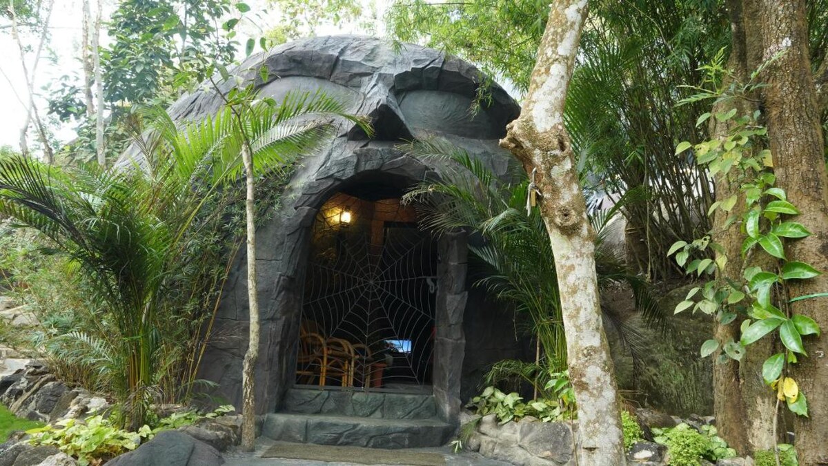 Phantom Cave with pool Wayanad