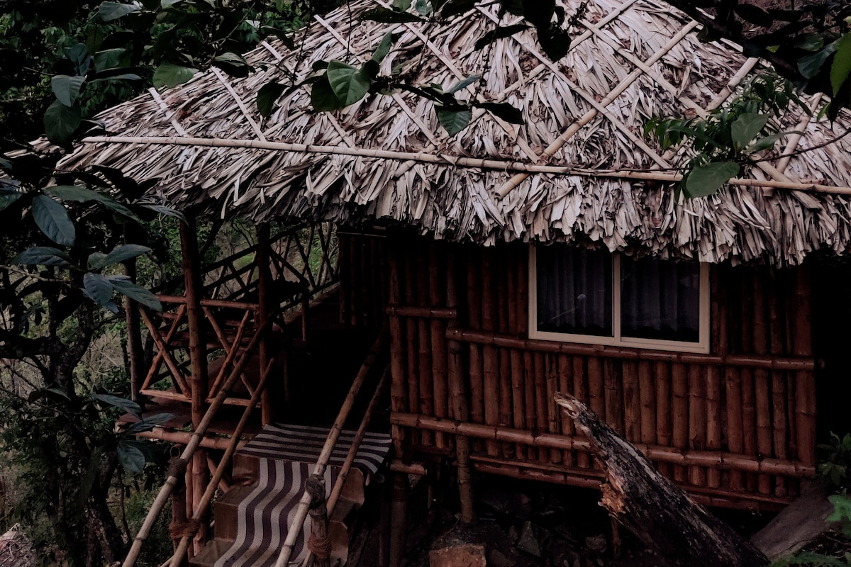 Kerala Scenic Bamboo Hut Inside the Woods