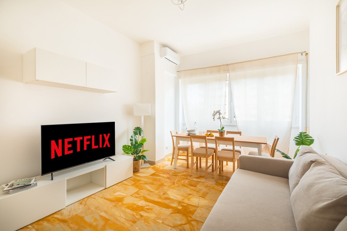 [优雅舒适的Cinecittà公寓]无线网络， Netflix