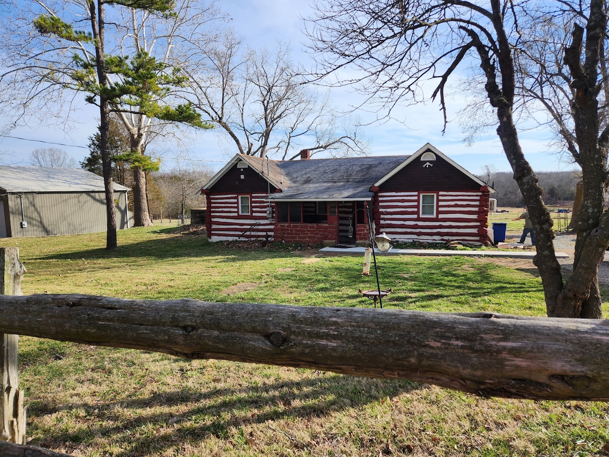 Hand Built Log Cabin