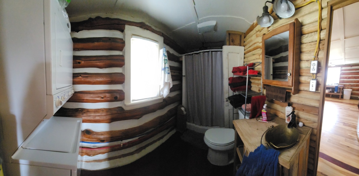 Hand Built Log Cabin