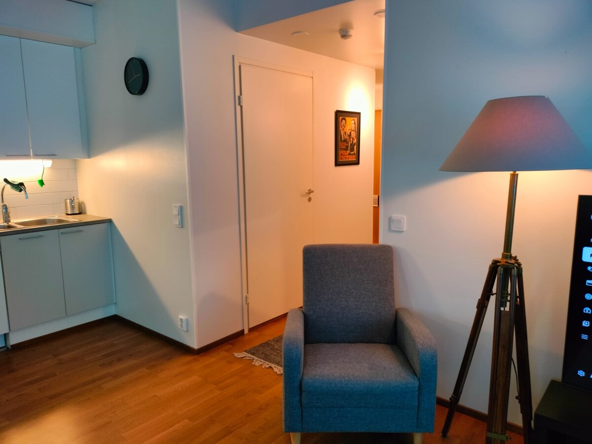 舒适的单卧室公寓+免费私人停车位