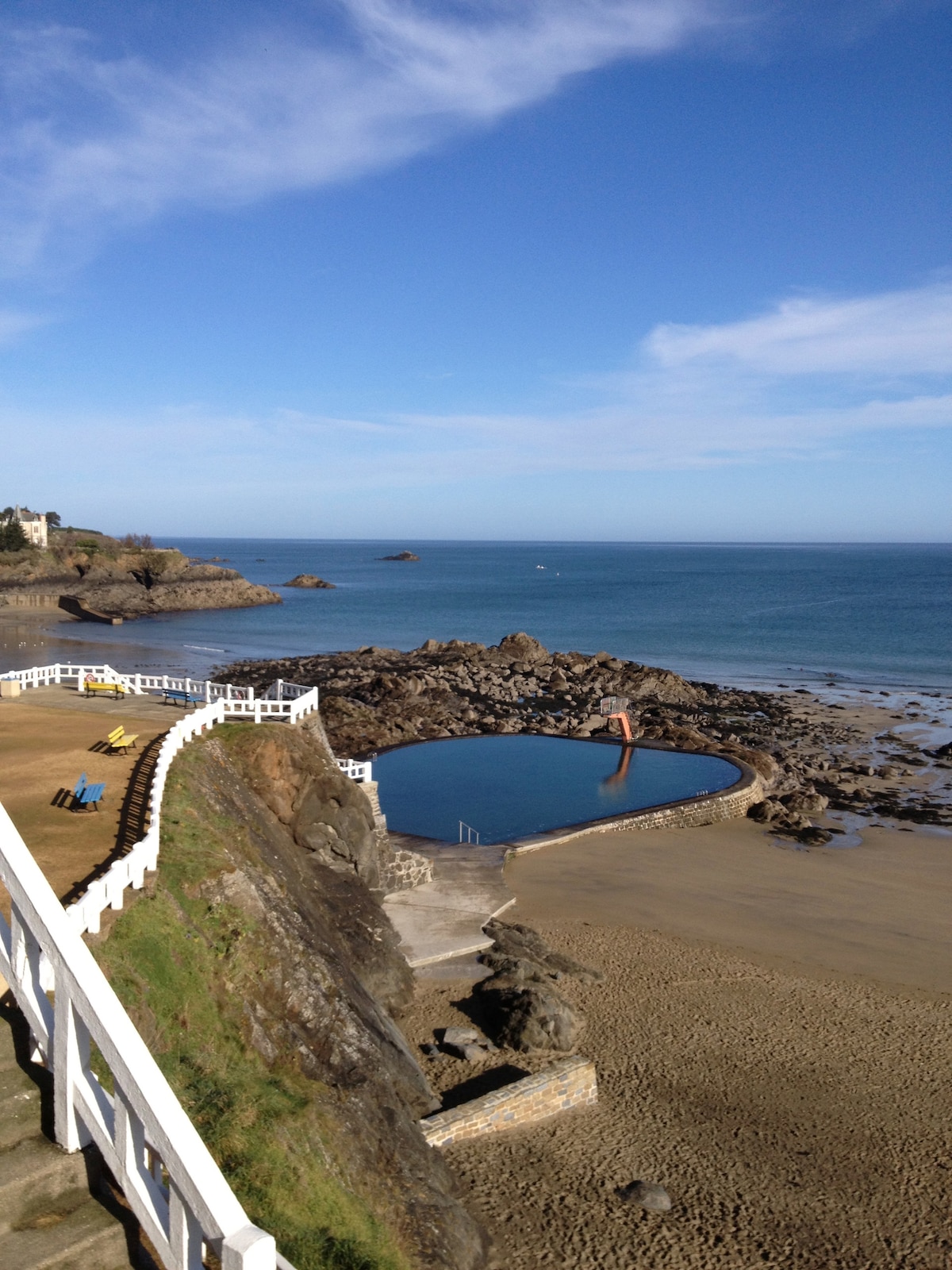 Chambre « Île de La comtesse » avec vue mer.