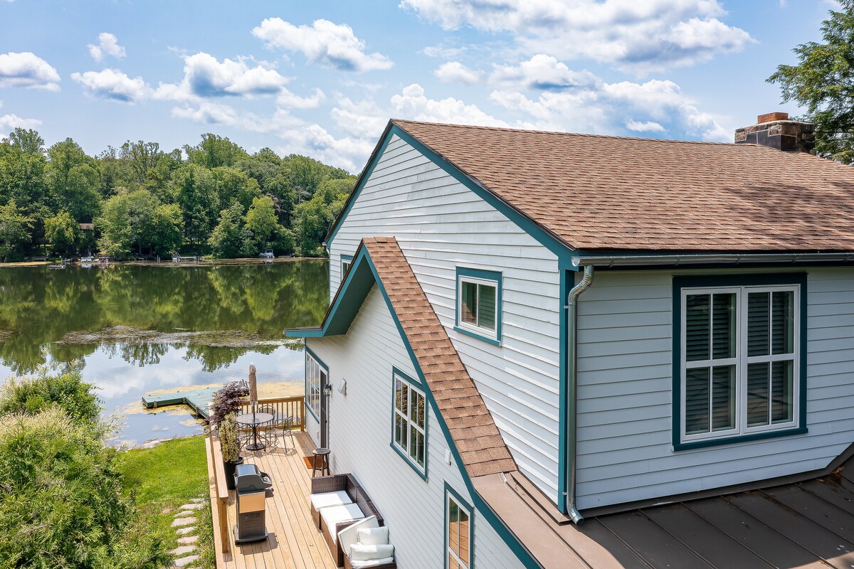 Fully renovated 4 bedroom lake front home