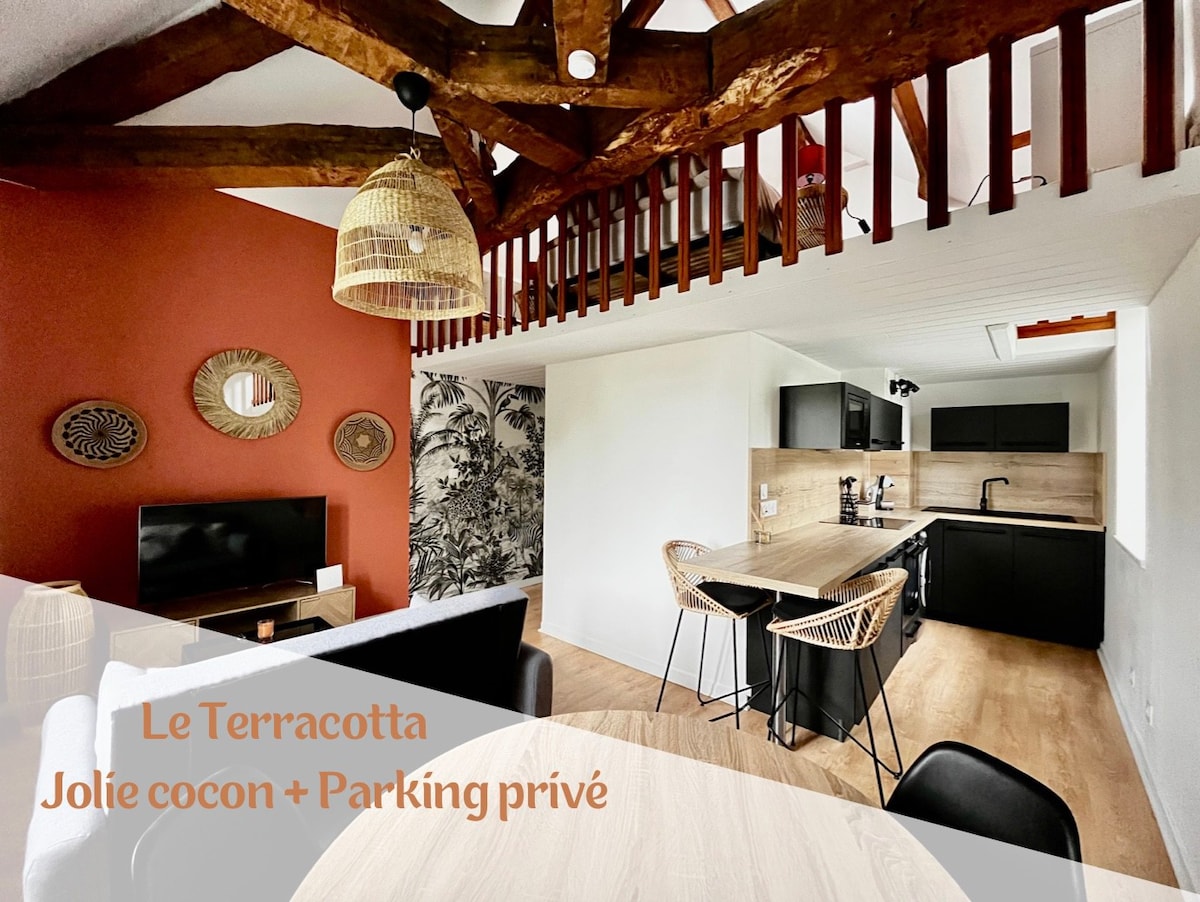 Joli cocon + parking privé - Le Terracotta
