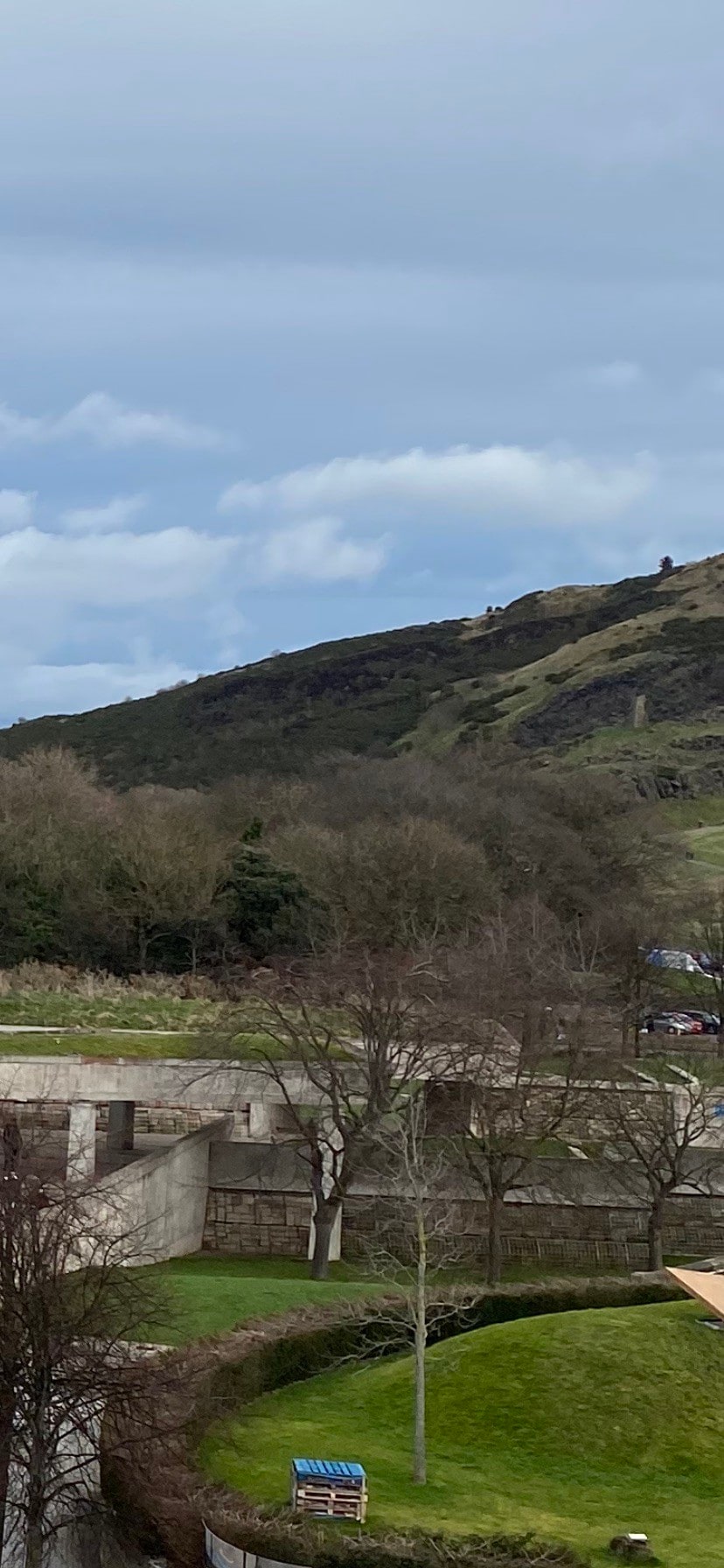 Overlooking Holyrood Palace