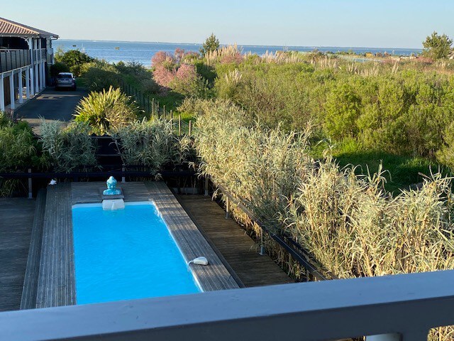 Rare, vue bassin d'Arcachon "La perle du Bassin"