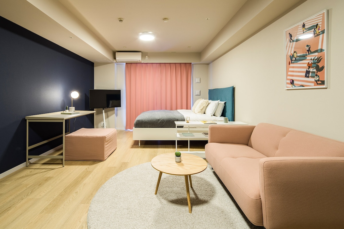 Central Ginza Deluxe Studio 40sqm + Washer-Dryer
